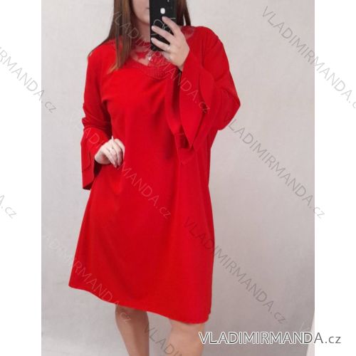 Dress with 3/4-sleeve ladies pocket (uni sl) ITALIAN Fashion IM3181746