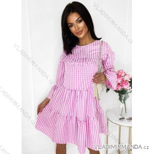 Summer long sleeve flowered women's dress (UNI S / L) ITALIAN FASHION IMK20150