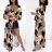 Summer long sleeve flowered women's dress (UNI S / L) ITALIAN FASHION IMK20150