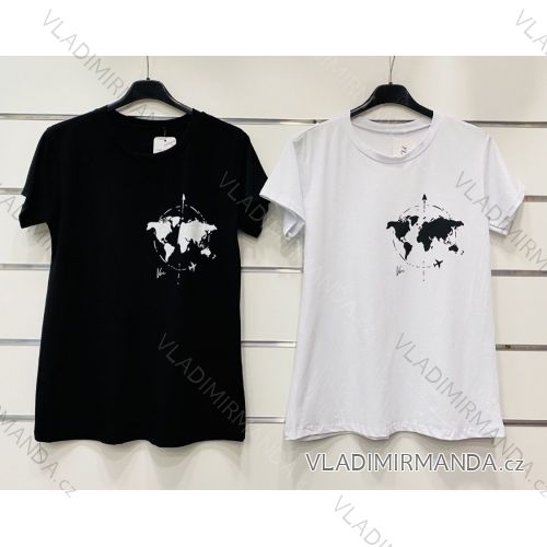 T-shirt short sleeve women (S / M ONE SIZE) ITALIAN FASHION IMWK21002