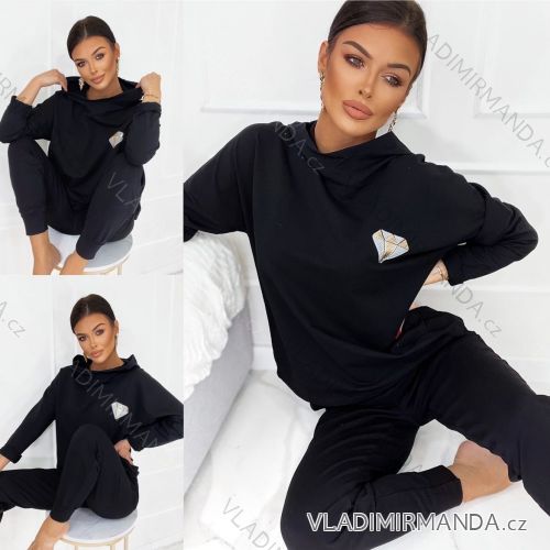 Set of long sweatpants and long sleeve sweatshirt for women (UNI S / L) TURKISH FASHION IMK20148