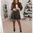 Dress with 3/4-sleeve ladies pocket (uni sl) ITALIAN Fashion IMWD20527