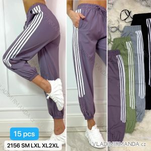 Women's long velvet sweatpants (S-XL) TURKISH FASHION TMWL20633