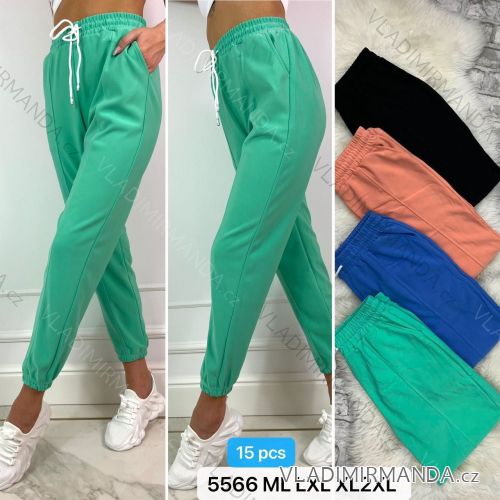 Women's long velvet sweatpants (S-XL) TURKISH FASHION TMWL20633