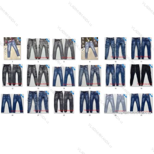 Jeans trousers jeans long men Catalog M.SARA MSR22panske