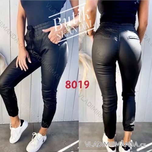 Leggings pants leatherette with zip (34-42) JEANS JWA20048