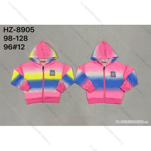 Children's hoodie for girls (116-146) ACTIVE SPORT ACT218P-7493