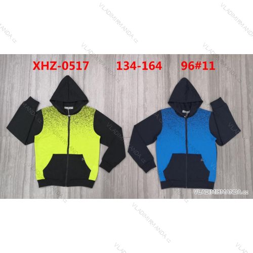 Children's hoodie for girls (116-146) ACTIVE SPORT ACT218P-7493