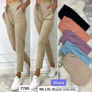 Women's long velvet sweatpants (S-XL) TURKISH FASHION TMWL20633