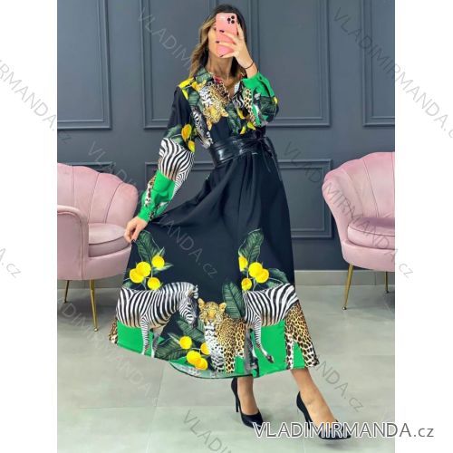 Dress with 3/4-sleeve ladies pocket (uni sl) ITALIAN Fashion IMWD20527