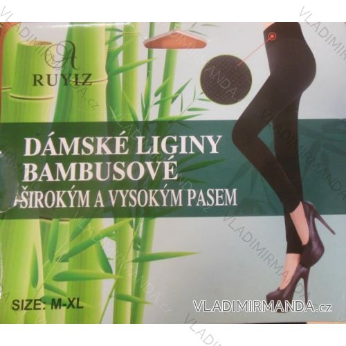 Leggings Long Ladies Bamboo (m-3xl / Black) RUYIZ YB-9312