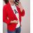 Jacket thin long sleeve women's (UNI XS-M) ITALIAN FASHION IM120049 S/M red