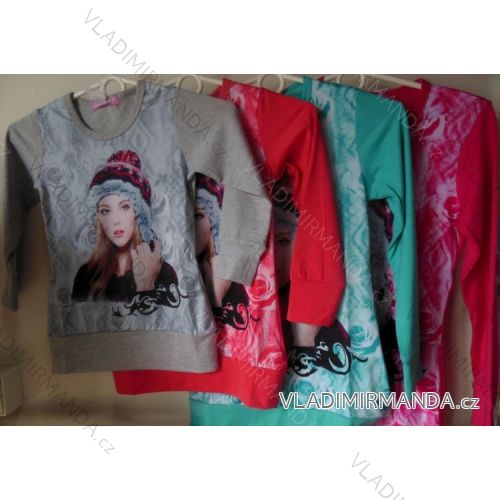 T-shirt long sleeve teen girl (4-12 years) LUSA FASHION BQ-27
