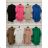 Women's Long Sleeve Extended Shirt (S / M ONE SIZE) ITALIAN FASHION imwy22019