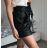 Shorts shorts leatherette women (uni s-l) ITALIAN FASHION IM920107 black L-4XL