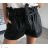 Shorts shorts leatherette women (uni s-l) ITALIAN FASHION IM920107 black L-4XL