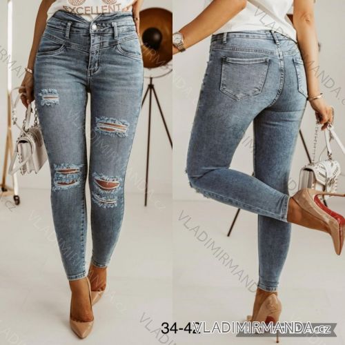 Rifle jeans dlouhé dámské (34-42) M.SARA MSR217244