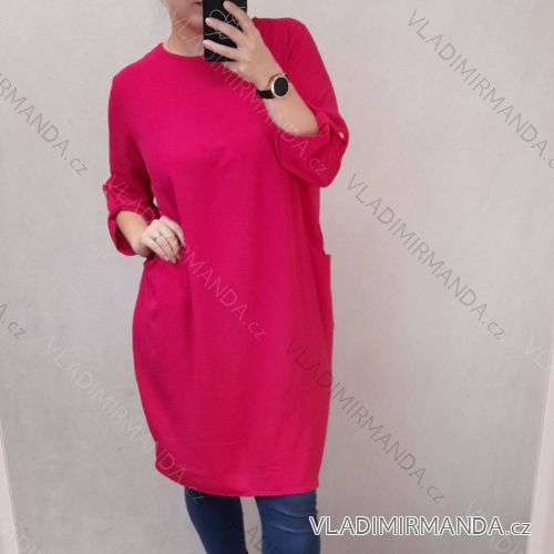 Dress with 3/4-sleeve ladies pocket (uni sl) ITALIAN Fashion IMWD20527