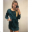 Elegant mini long sleeve dress for women (UNI S / M) ITALIAN FASHION IMM20928 béžová S/M