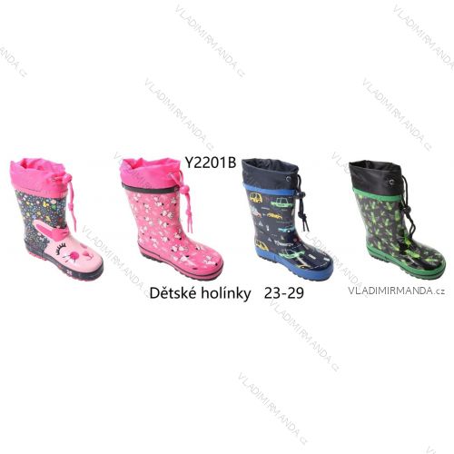 Rubber boots for girls and boys (23-29) WOLF Y2101A