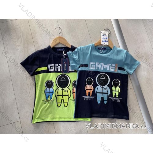 T-shirt short sleeve teen boys (116-146) GRACE B80643