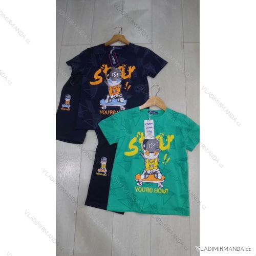 T-shirt short sleeve teen boys (116-146) GRACE B80643