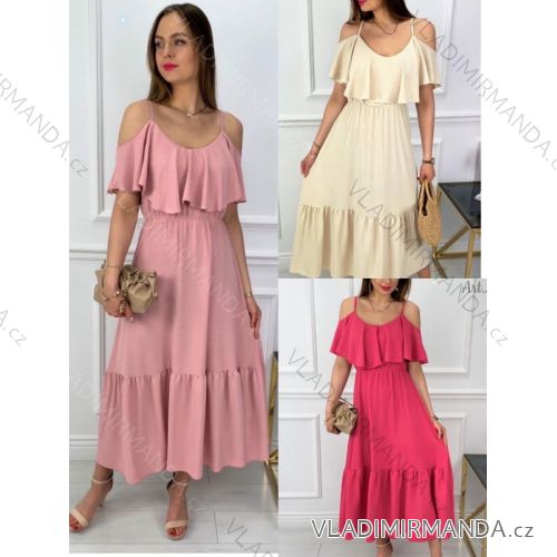 Summer short sleeve summer dress (S / M ONE SIZE) ITALIAN FASHION IMWY21019