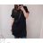 Shirt 3/4 sleeve ladies strip (4XL/5XL ONE SIZE) ITALSKÁ MÓDA IM422026