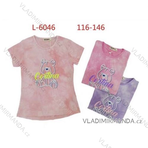 Girls' Youth Short Sleeve T-Shirt (116-146) SEZON JS-7018