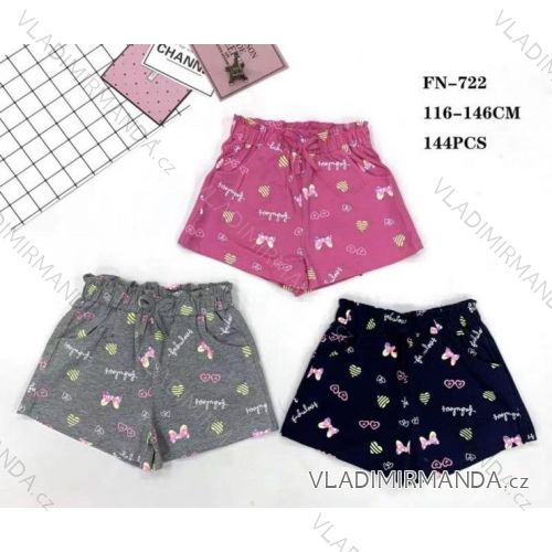 Shorts adolescent girls shorts (134-164) SEZON SEZ20B-579