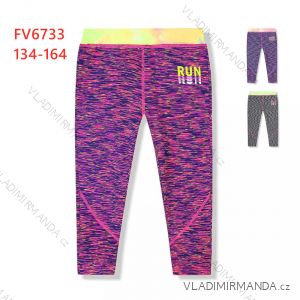 Jeans leggings insulated youth girls (134-164) KUGO KK9947