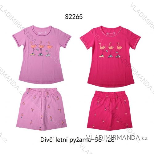 Pajamas long baby girl (98-128) WOLF S2751