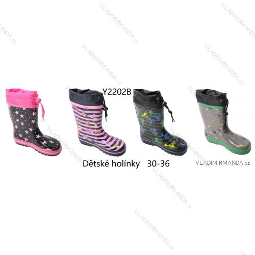 Rubber boots for girls and boys (23-29) WOLF Y2101A