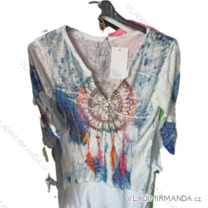 Tunic t-shirt short sleeve women (uni s / l) ITALIAN FASHION IM520111