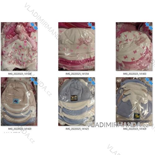 Cap thin thin spring children's girls' boys (1-3 years) POLISH PRODUCTION catalog PVB22March