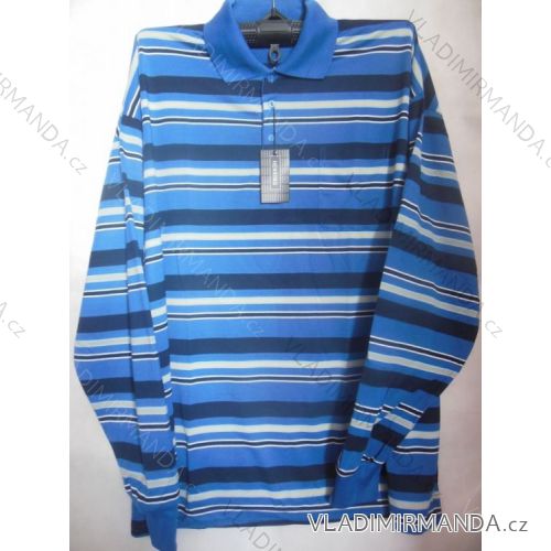 Polo Shirt Long Sleeve Men's Cotton Oversize (4xl-8xl) HENXING HX-826
