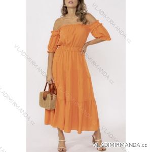 Women's long summer dress carmen (S / M / L ONE SIZE) ITALIAN FASHION IMWA221507