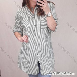 Shirt Dress 3/4 Sleeve Ladies (UNI XS-M) ITALIAN FASHION IM120068