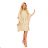 287-15 SOFIA Butterfly dress with a binding at the waist - beige