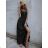 Women's long summer dress with straps (S / M ONE SIZE) ITALIAN FASHION IMWA221623