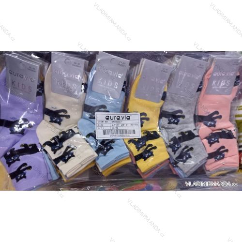 Girls' socks (24-27, 28-31, 32-35) AURA.VIA AURA25GND8067