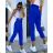 Kalhoty dlouhé elegantní dámské (S/M ONE SIZE) ITALSKÁ MÓDA IMD22128