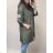 Coat Women's Long Jacket (S / M / L ONE SIZE) ITALIAN FASHION IMC21697