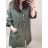 Coat Women's Long Jacket (S / M / L ONE SIZE) ITALIAN FASHION IMC21697