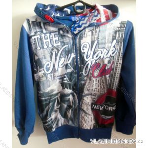 Sweatshirt low boys kids with hood (8-16 years) SAD KK328
