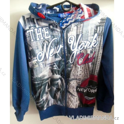 Sweatshirt low boys kids with hood (8-16 years) SAD KK328
