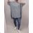 Women's T-shirt extended short sleeve Mouse (UNI S / L) ITALIAN FASHION IM420623