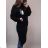 Women's long sleeve sweater (S -M -L ONE SIZE) Italian fashion IM820057 black xl/2xl one size