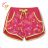 Kraťas shorts with sequins baby teen girl (98-128) KUGO K627