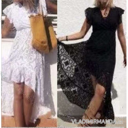 Women's Viscose Lace Dress (S / M / L ONE SIZE) ITALIAN FASHION IMWB221542